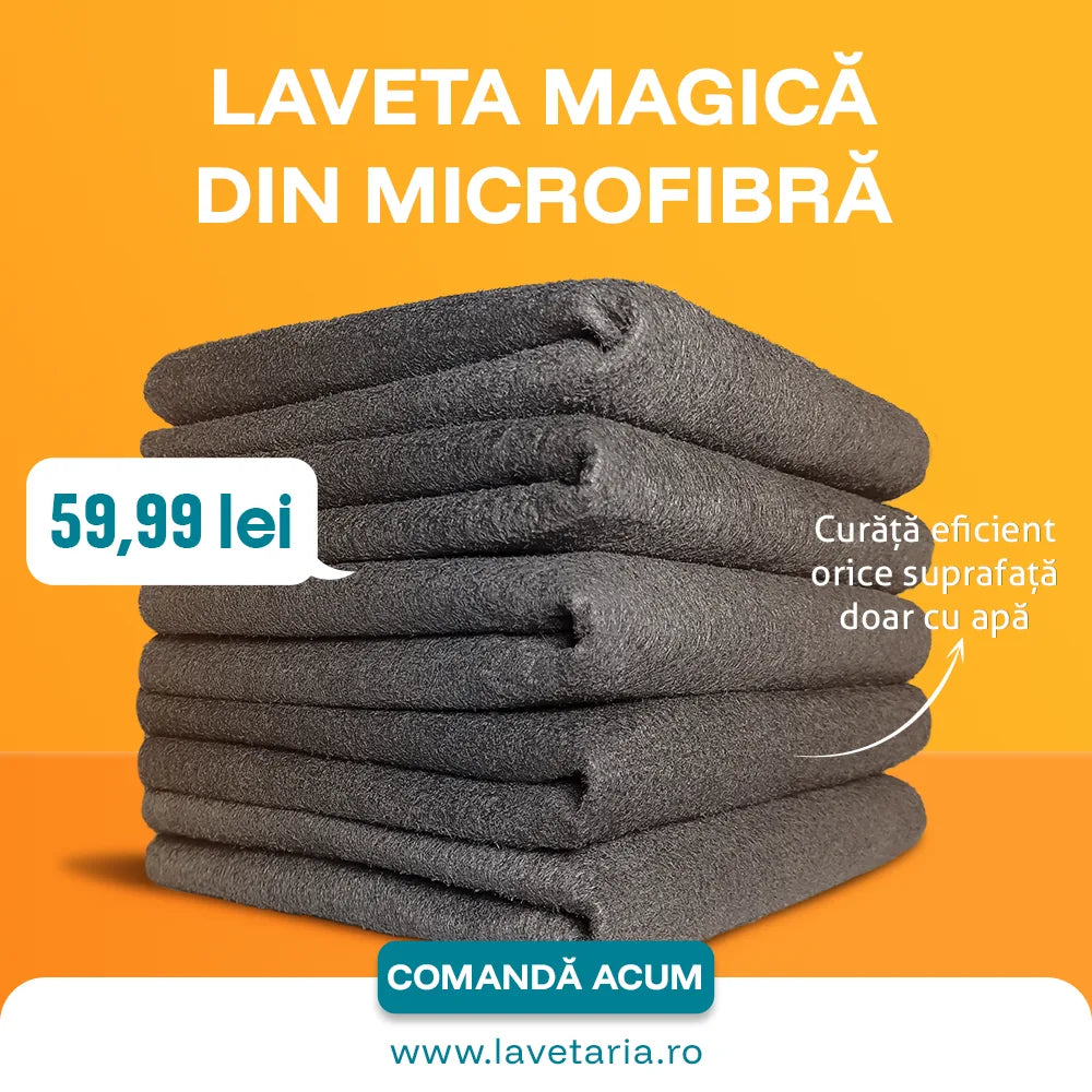 Laveta Magica din Microfibra (set de 5 bucati)