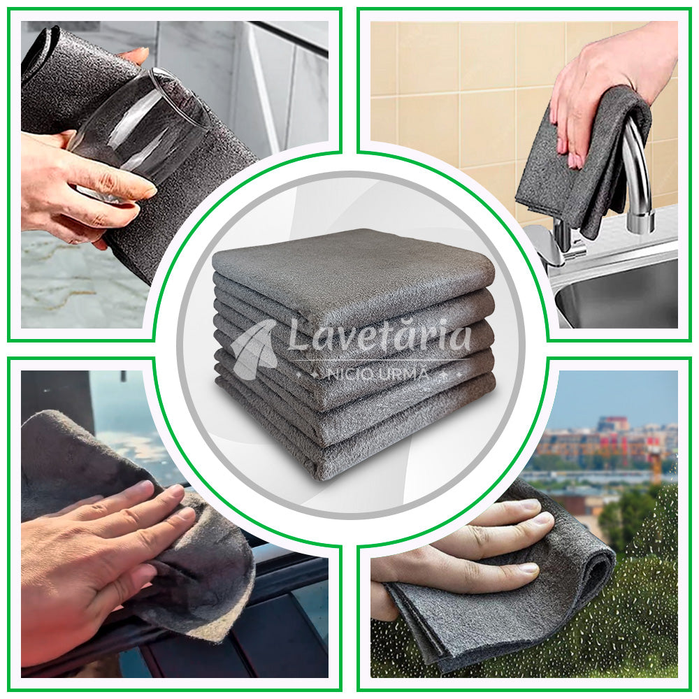 Laveta Magica din Microfibra (set de 5 bucati)